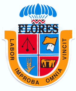 Escudo del Departamento de Flores - Labor Improba Omnia Vincit